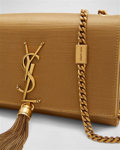 ysl samt tasche kate|Saint Laurent Kate Small Tassel YSL Crossbody Bag in Satin.